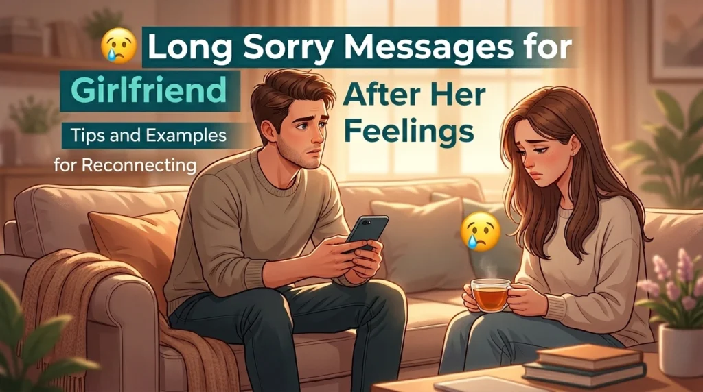 😢 Long Sorry Messages for Girlfriend After Hurting Her Feelings
