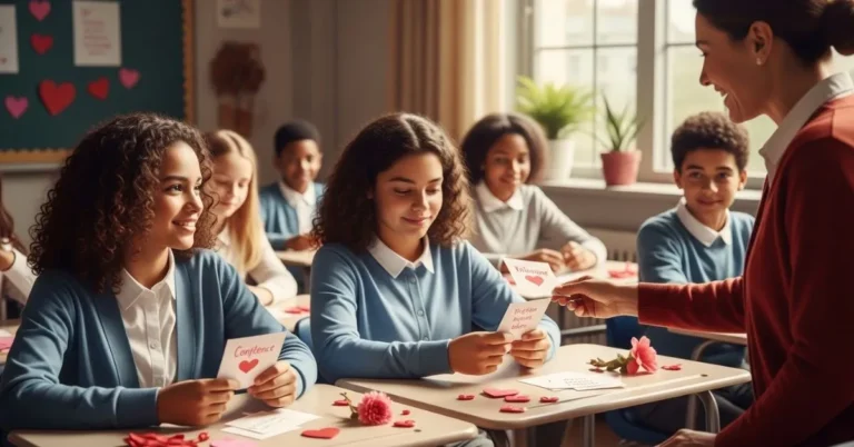 Positive Valentine messages for students