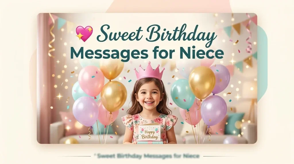 💖 Sweet Birthday Messages for Niece