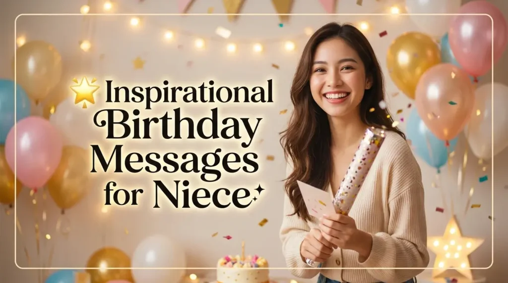 🌟 Inspirational Birthday Messages for Niece