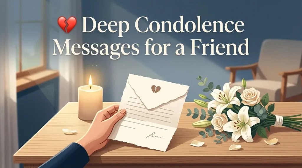 Deep Condolence Messages for a Friend