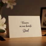 Funeral card messages for dad