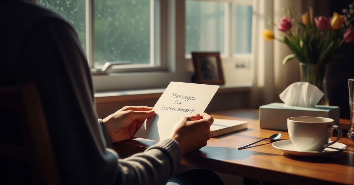 Messages for bereavement