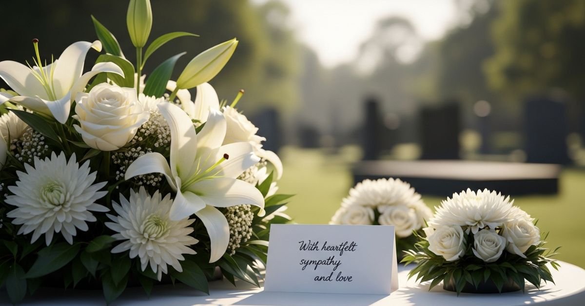 Messages for flowers for funeral