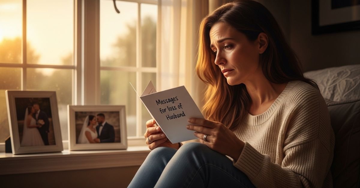 Messages for loss of husband