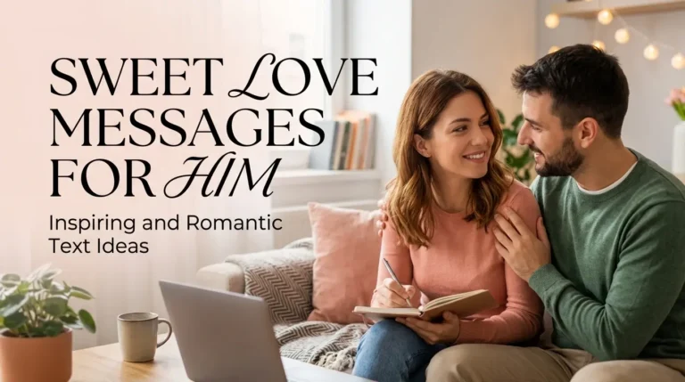 sweet love messages for him
