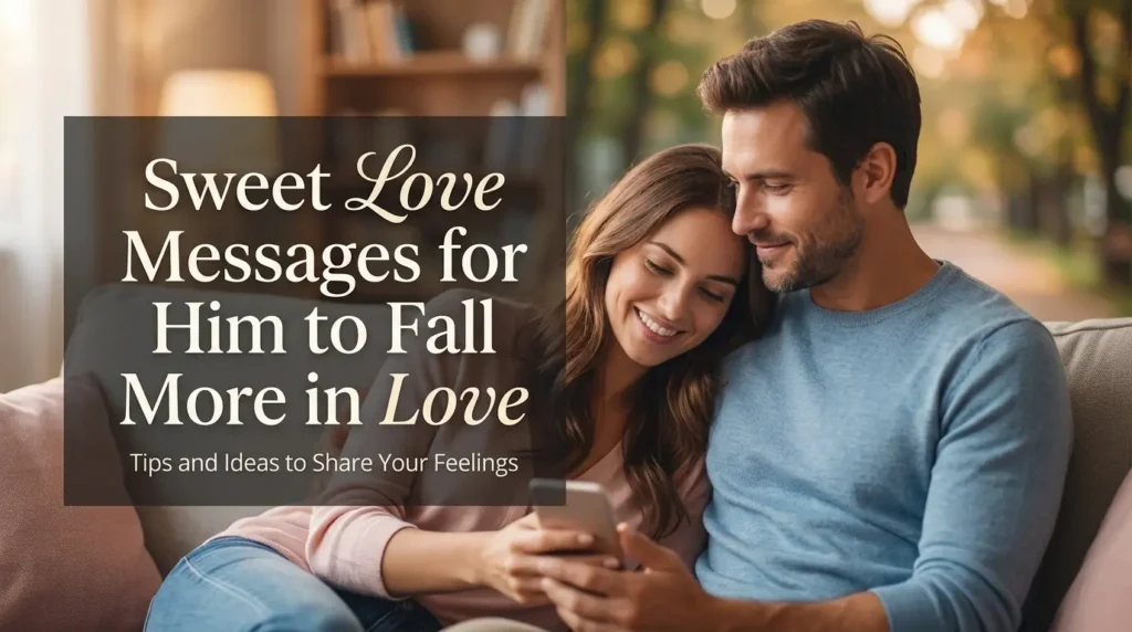 Sweet Love Messages for Him to Fall More in Love