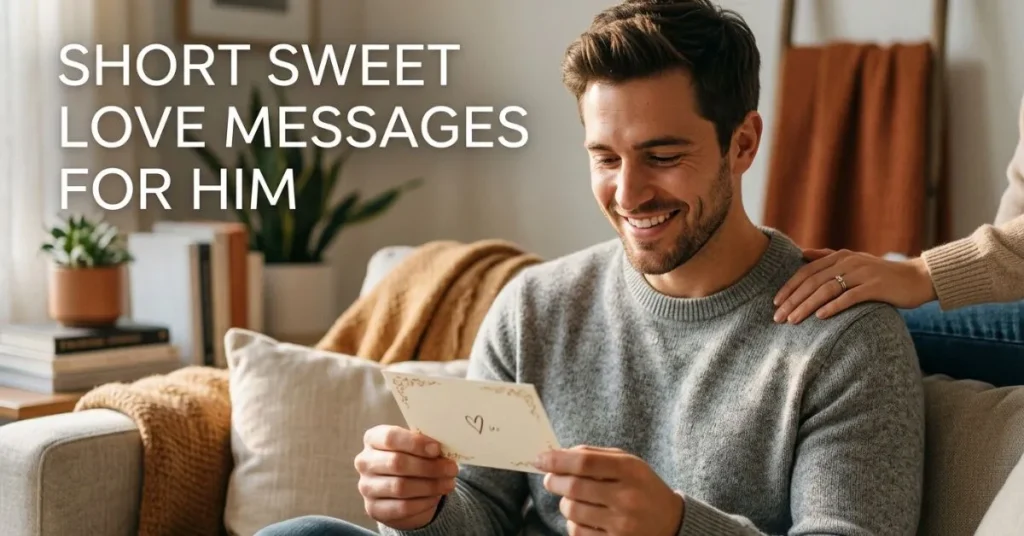 Short Sweet Love Messages for Him