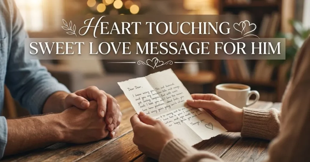 Heart Touching Sweet Love Message for Him