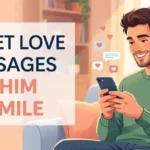 Sweet love messages for him to smile