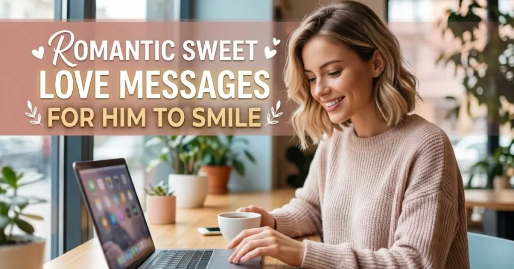 Romantic Sweet Love Messages for Him to Smile