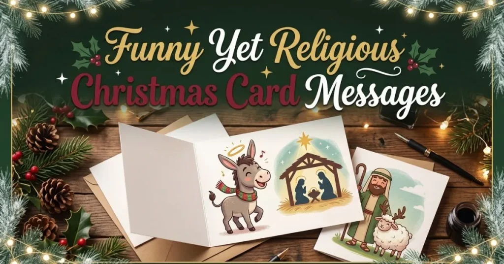 Funny Yet Religious Christmas Card Messages