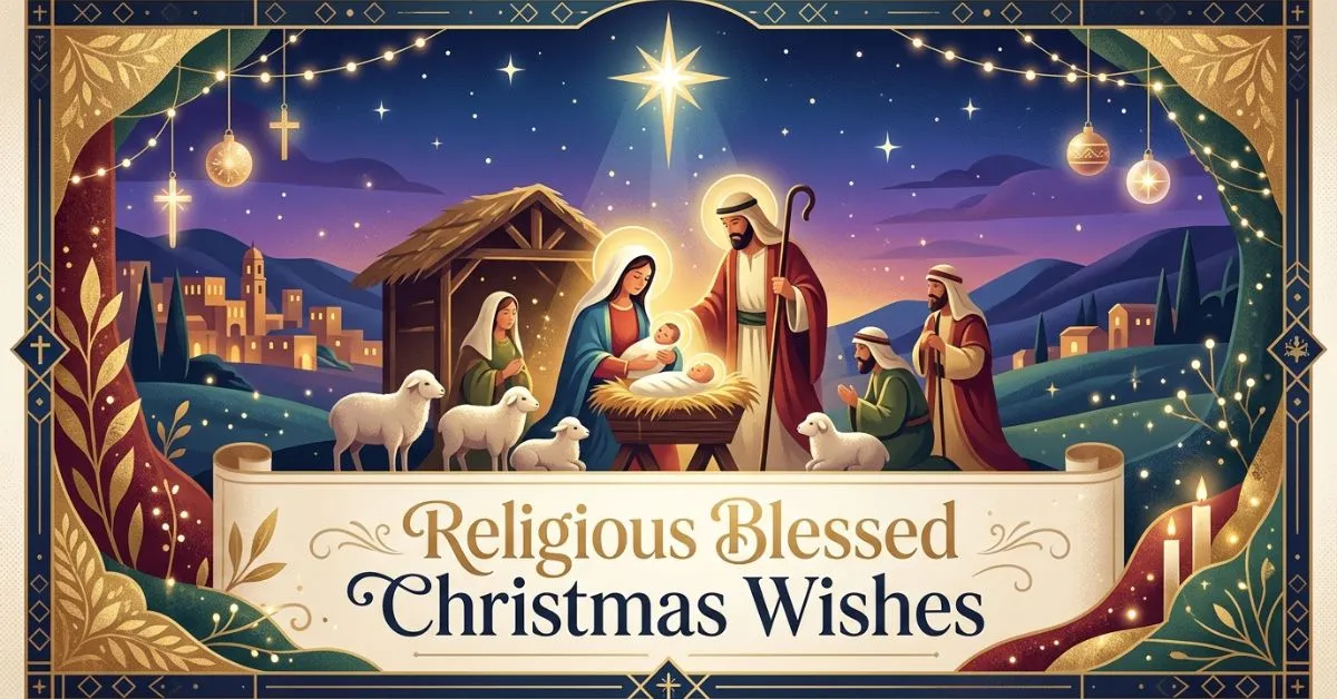 Religious blessed Christmas wishes