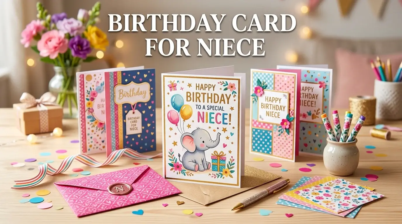 Birthday card for niece