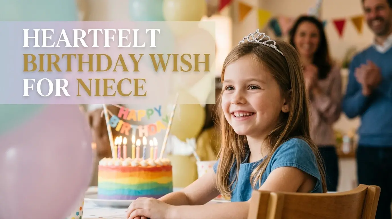 Heartfelt birthday wish for niece