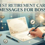 Best Retirement card messages for boss