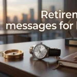 Retirement messages for boss