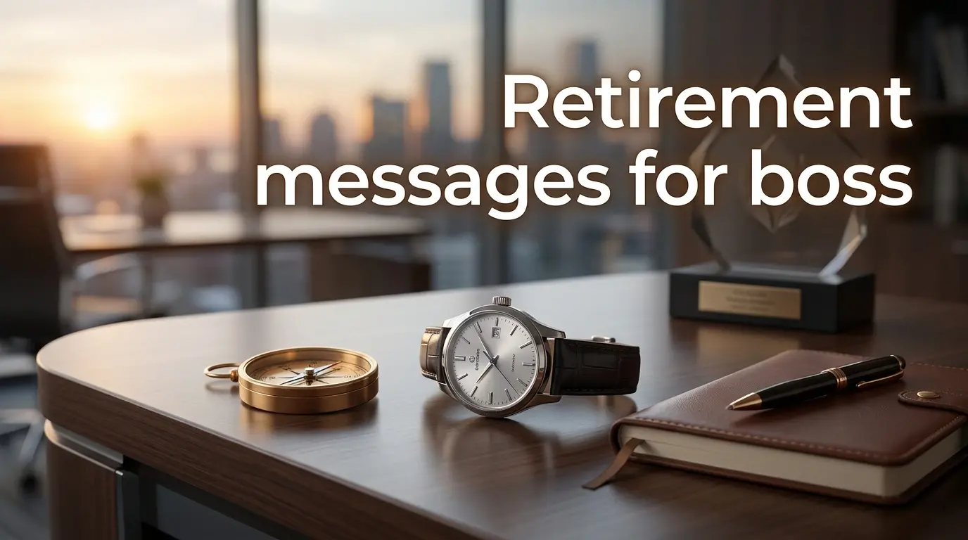 Retirement messages for boss