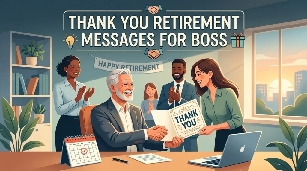 Thank You Retirement Messages for Boss