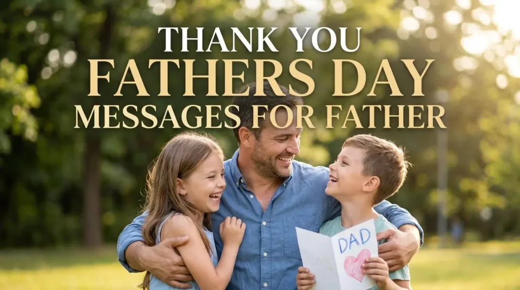 Thank You Fathers day Messages for Father