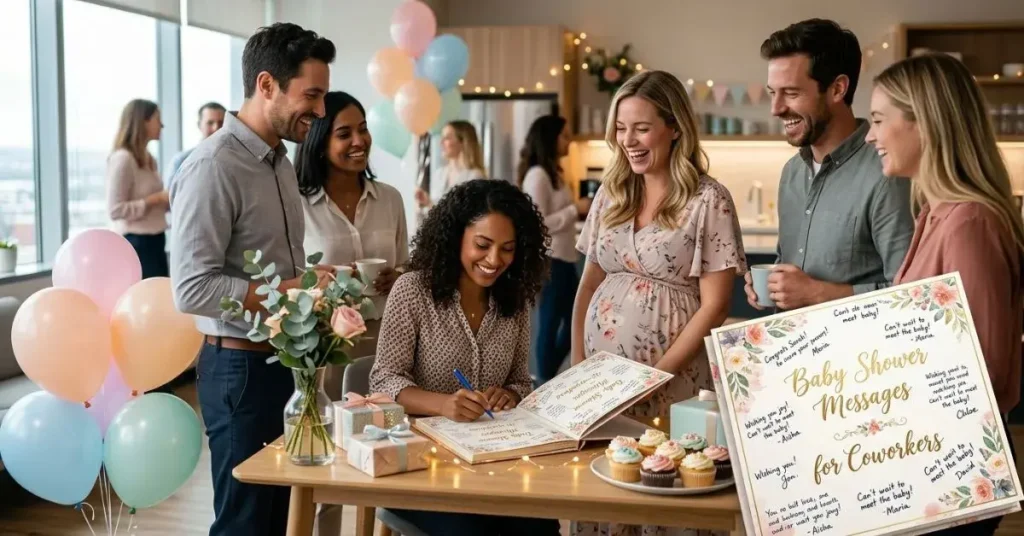 Baby Shower Messages for Cards for Coworkers