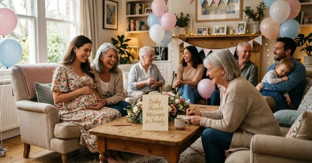 Baby Shower Messages for Cards for Family