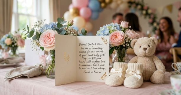 baby shower messages for cards