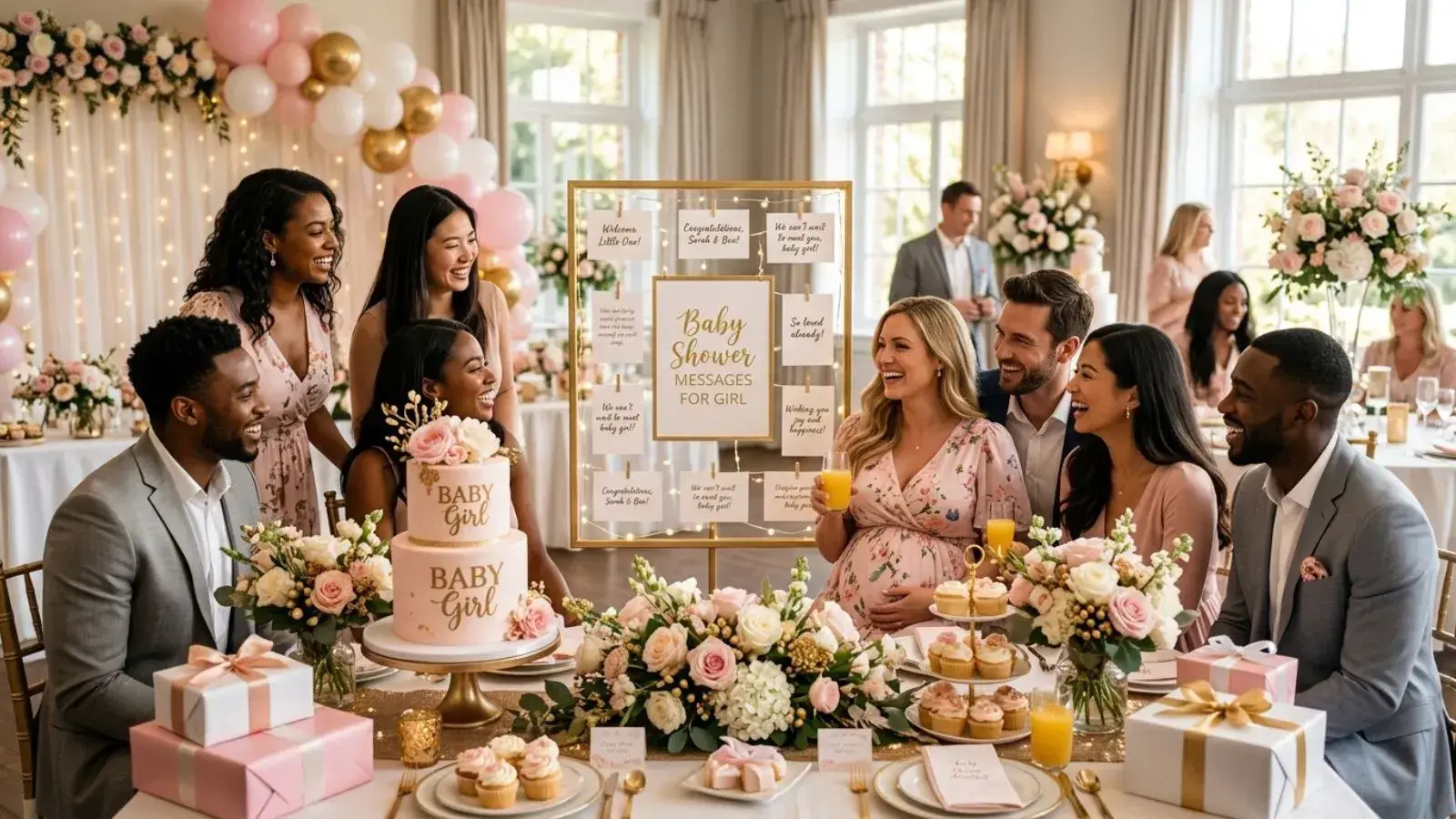 Baby shower messages for girl