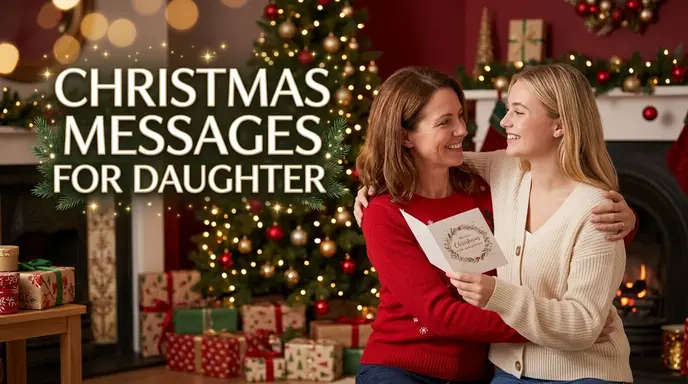 Christmas messages for daughter