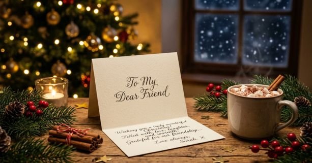 Christmas messages for friends cards