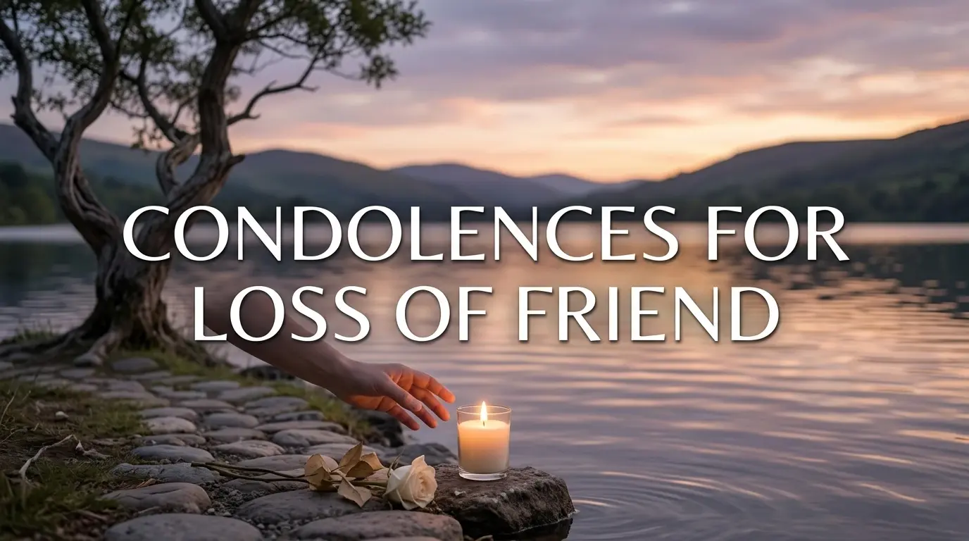 condolences for loss of friend