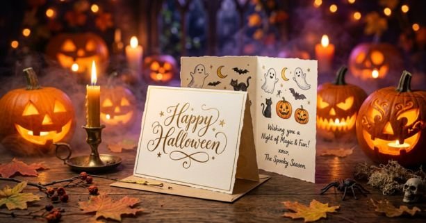 Halloween messages for cards