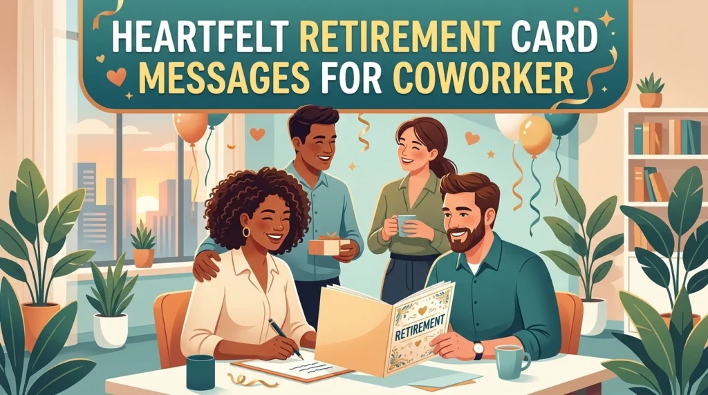 Heartfelt Retirement Card Messages for Coworker