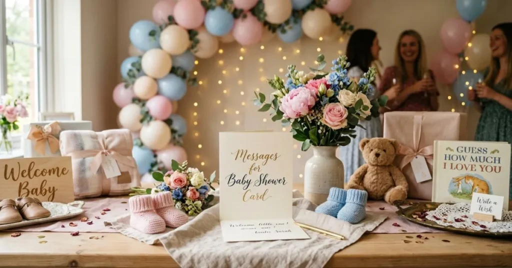 Messages for Baby Shower Card