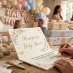 Messages for baby shower card