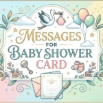 Messages for baby shower card