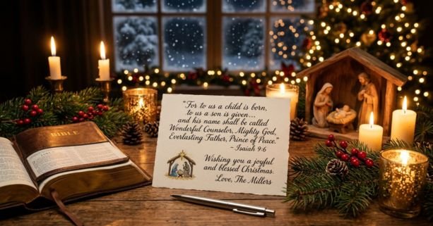 religious Christmas messages for cards