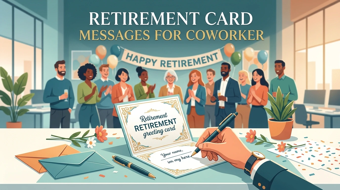 Retirement card messages for coworker