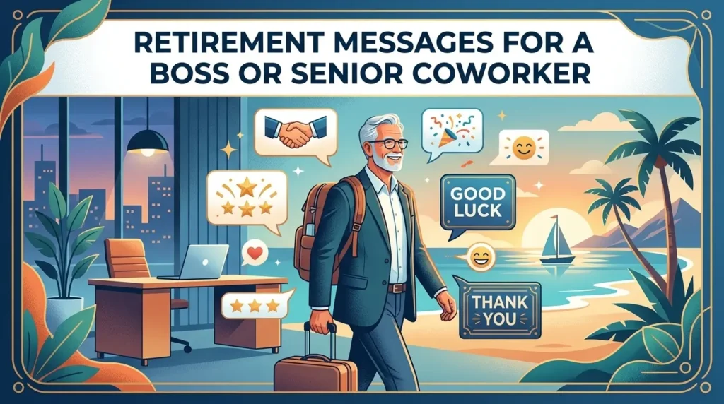 Retirement Messages for a Boss or Senior Coworker