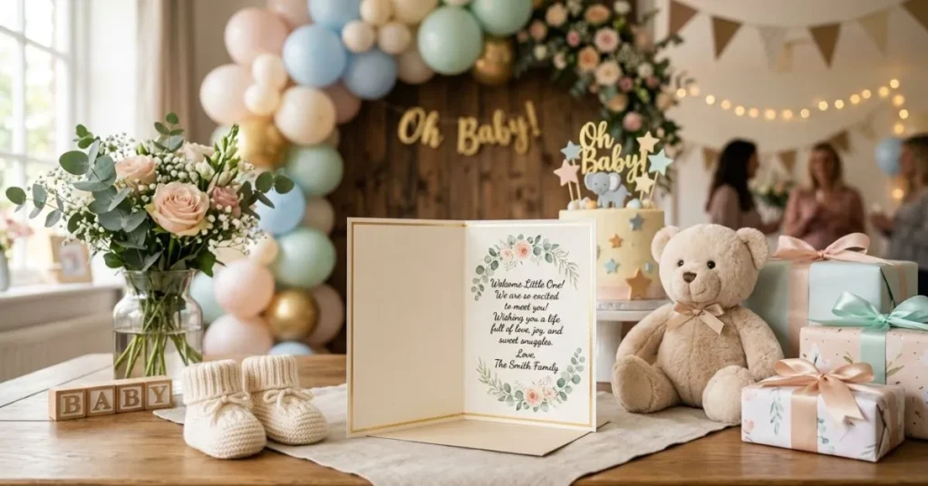 💌 Short Baby Shower Messages for Cards