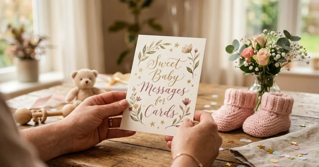 Sweet Baby Messages for Cards