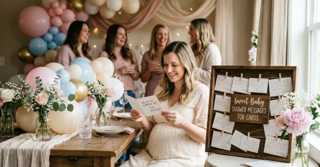 Sweet Baby Shower Messages for Cards