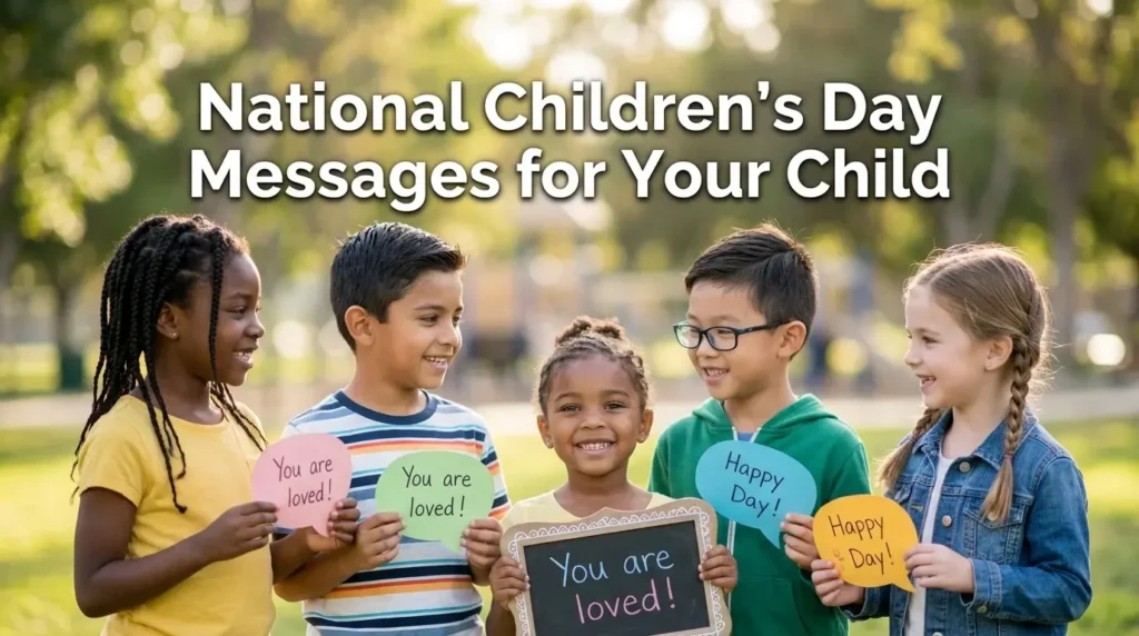 National Children's Day Messages for Your Child