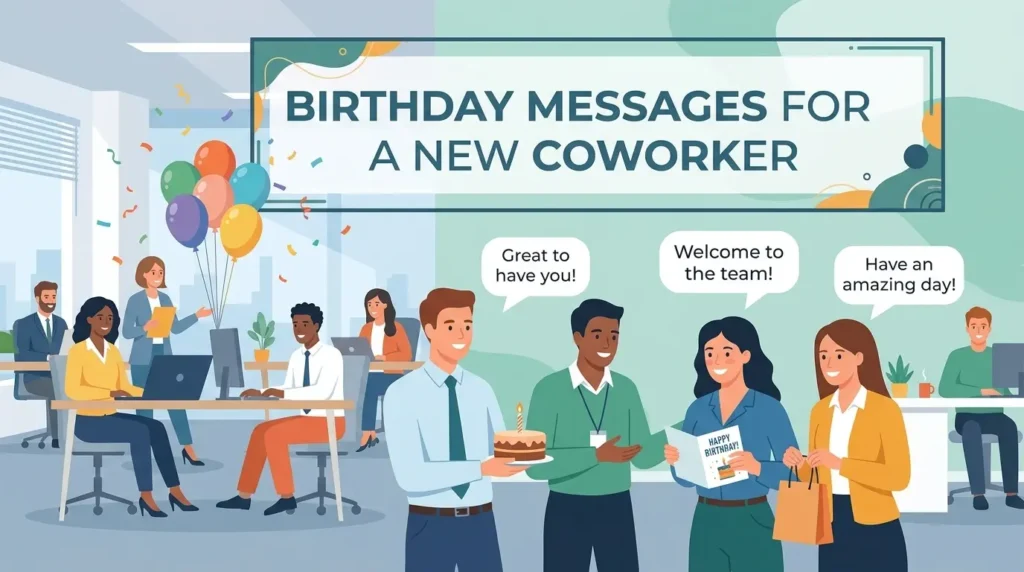 Birthday Messages for a New Coworker