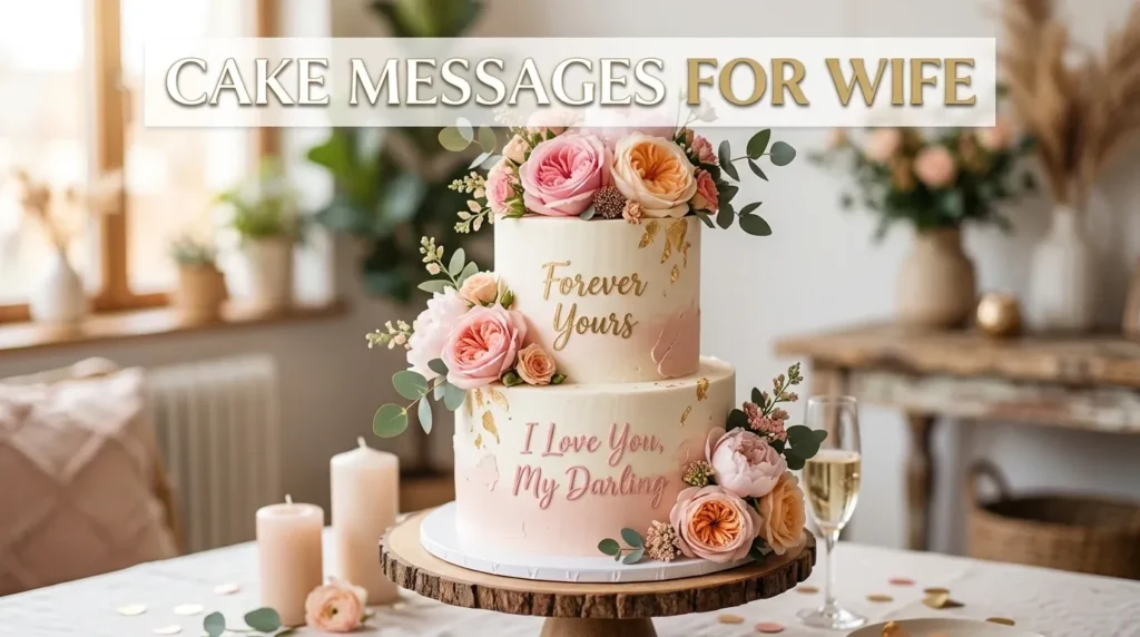 Cake Messages for Wife