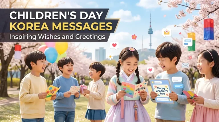 children's day korea messages