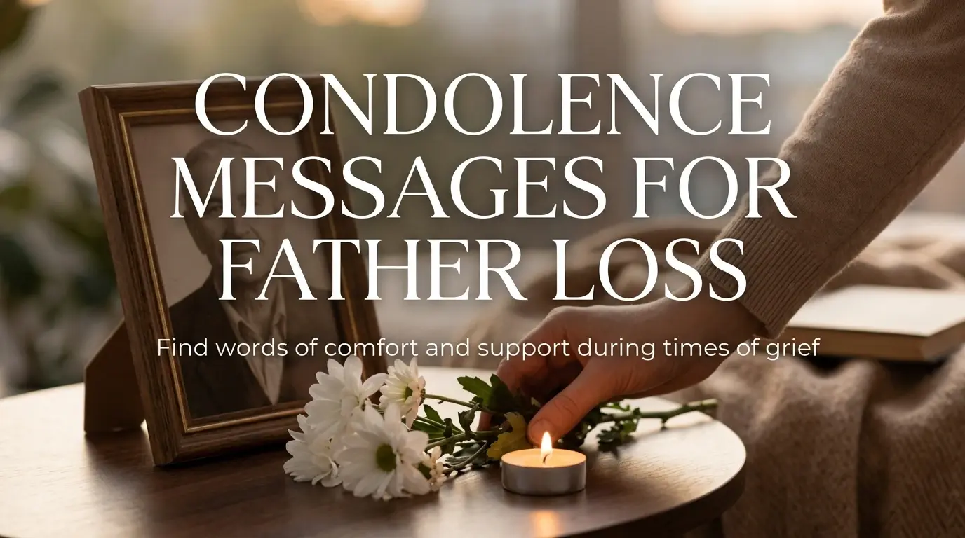 Condolence messages for father loss