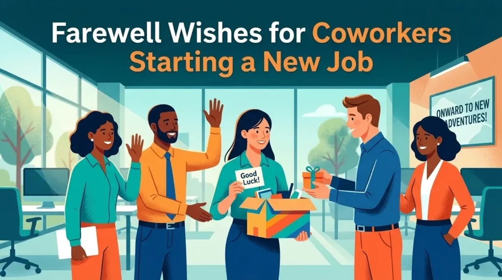 Farewell Wishes for Coworkers Starting a New Job