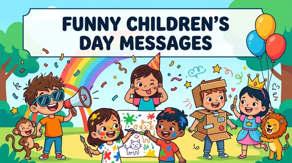 Funny Children's Day Messages