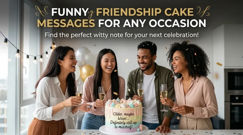 Funny Friendship Cake Messages for Any Occasion